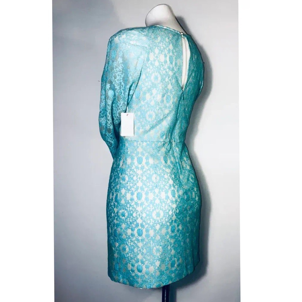 Forever 21 teal lace sheath dress - Picture 10 of 16